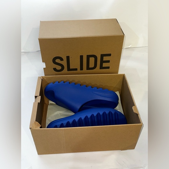 Yeezy Other - Adidas Yeezy Azure Blue Slide Sandals Mens size 9